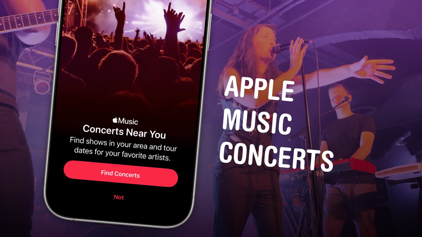 Oplev lokale livekoncerter uforstyrret med Apple Music Concerts