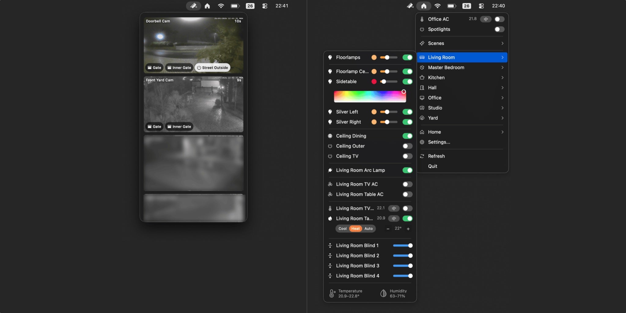 Smart Home Styring til Mac: Itsyhome Optimerer Menu Baren