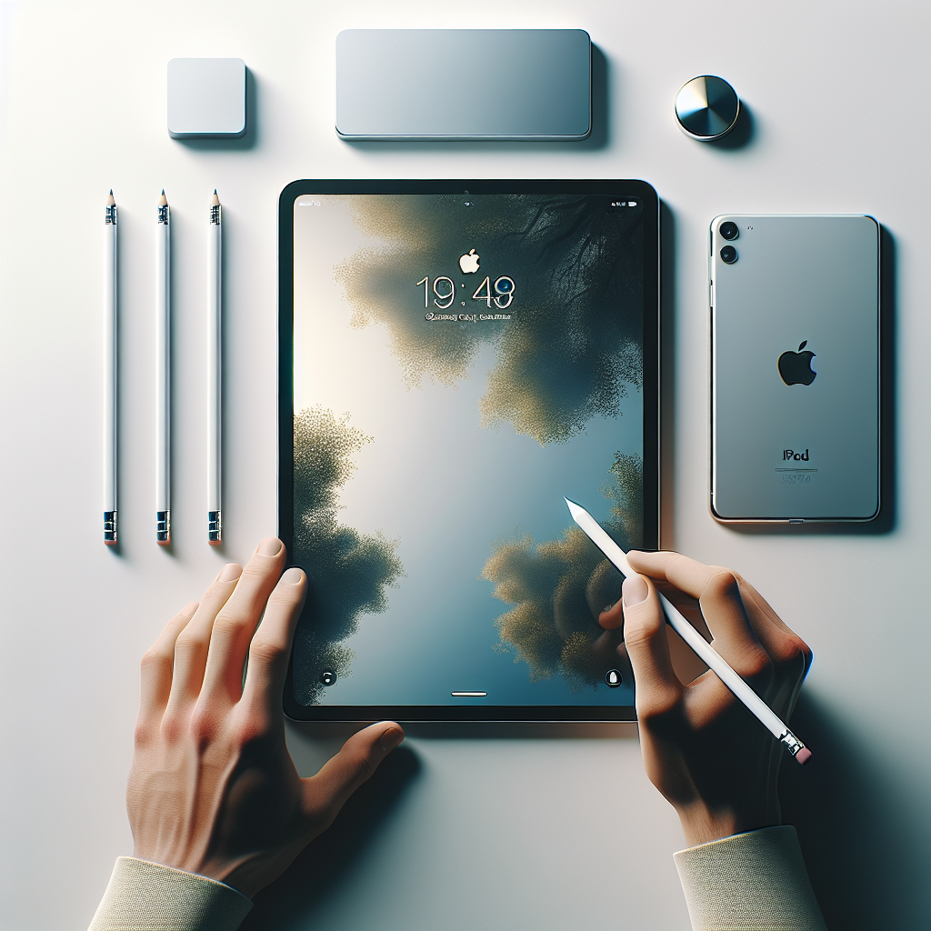 "Opdag Apple Pencils Brugsmuligheder med iPad A16"