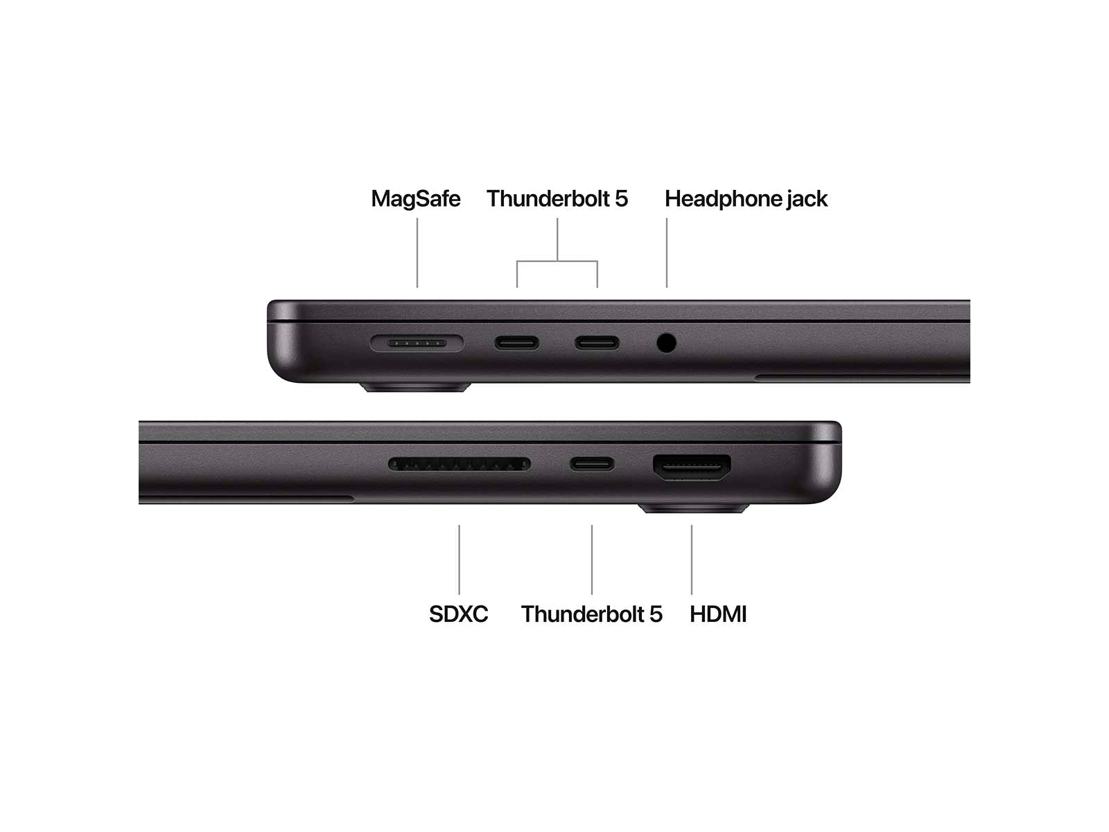 MacBook Pro 2024 14" M4 Pro 12 processorer, 16 grafikkort, 24 GB, 512 GB - rymdsvart - (MX2H3DK/A)