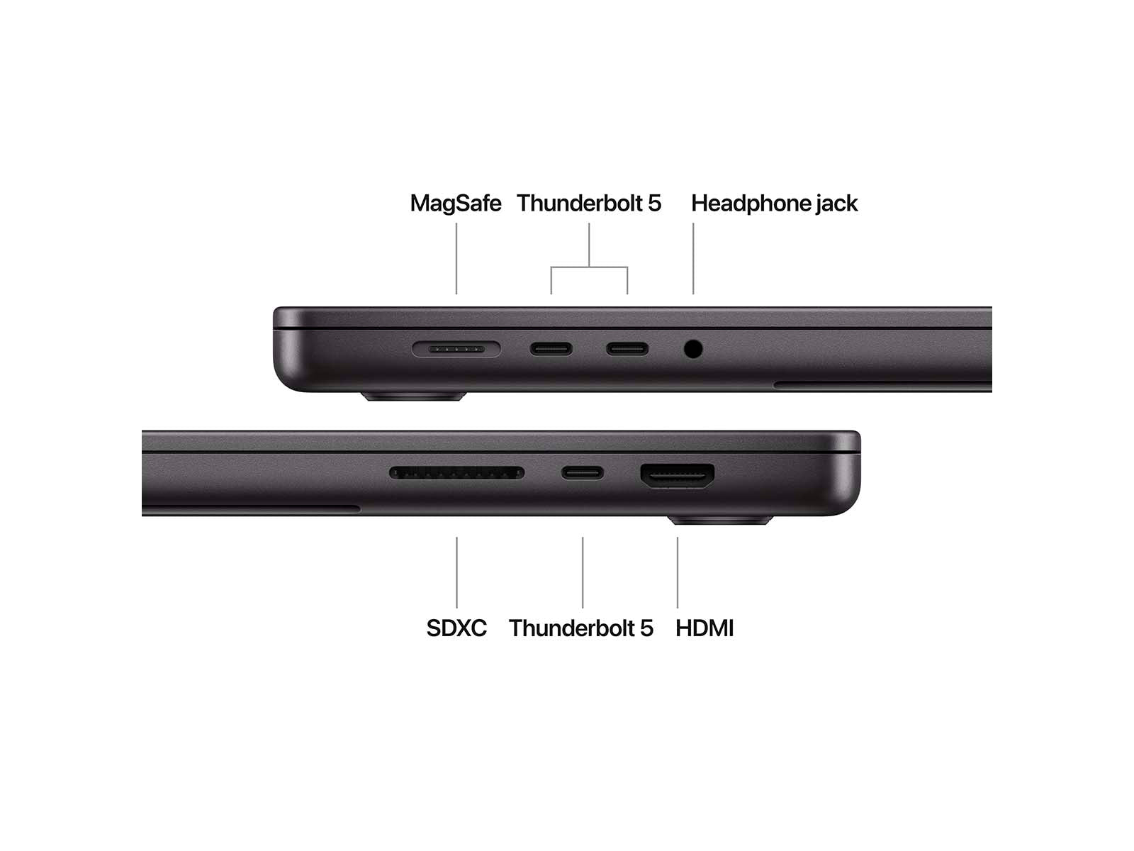 MacBook Pro 2024 16" M4 Pro 14 processorer, 20 grafikkort, 24 GB, 512 GB - rymdsvart - (MX2X3DK/A)