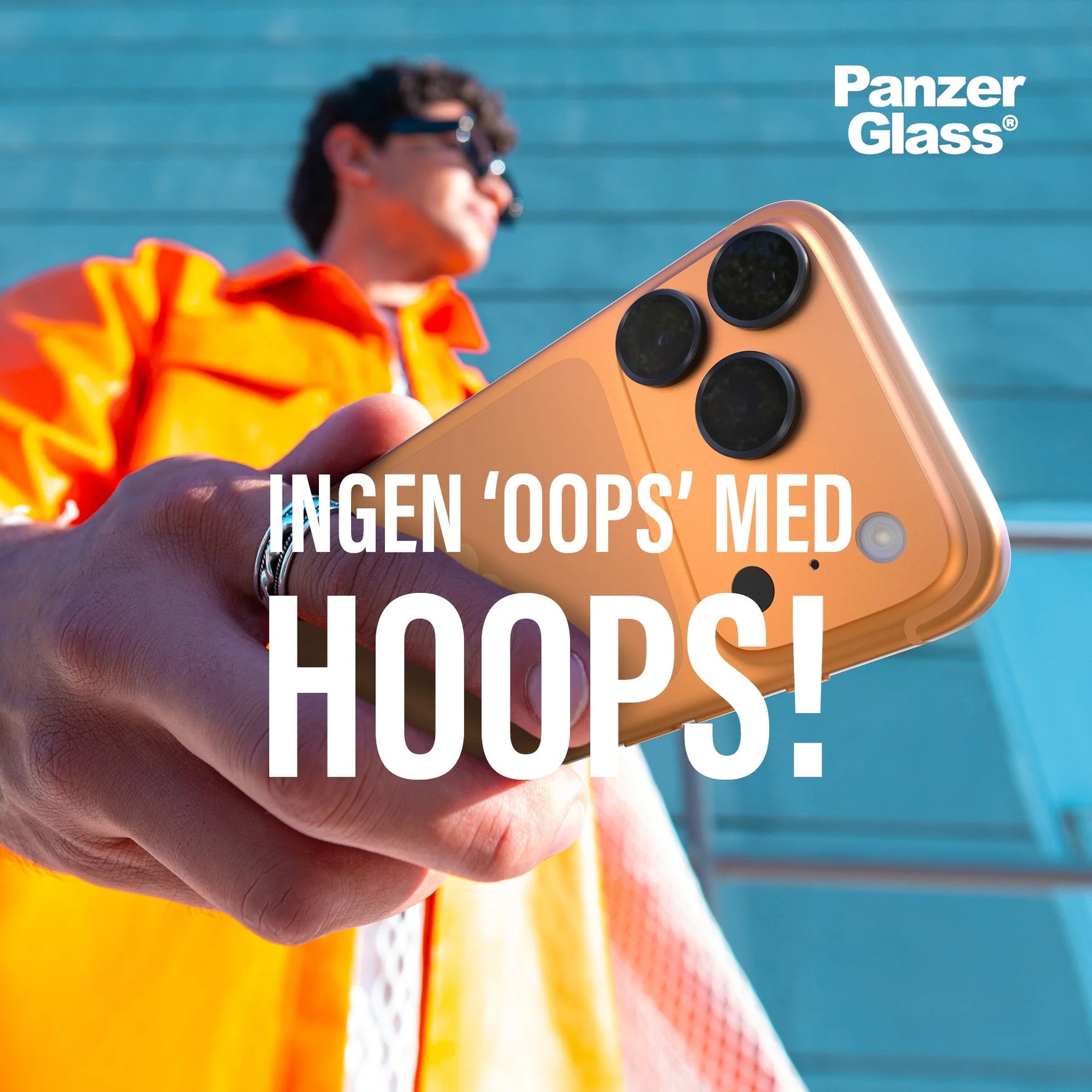 PanzerGlass Hoops Kameralinse-beskytter til iPhone 17 Pro Max / 16 Pro Max