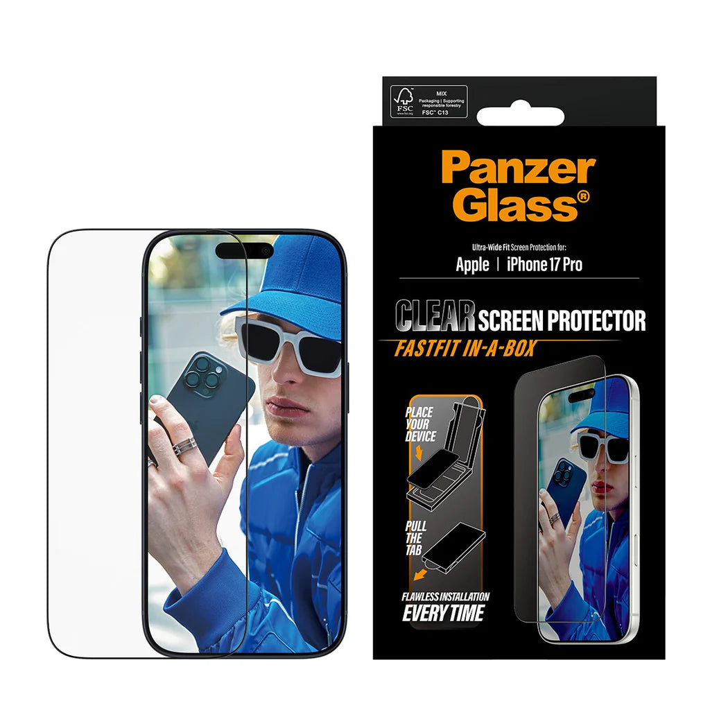 PanzerGlass Klar Beskyttelsescover til iPhone 17 Pro