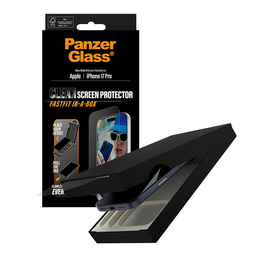 PanzerGlass Klar Beskyttelsescover til iPhone 17 Pro