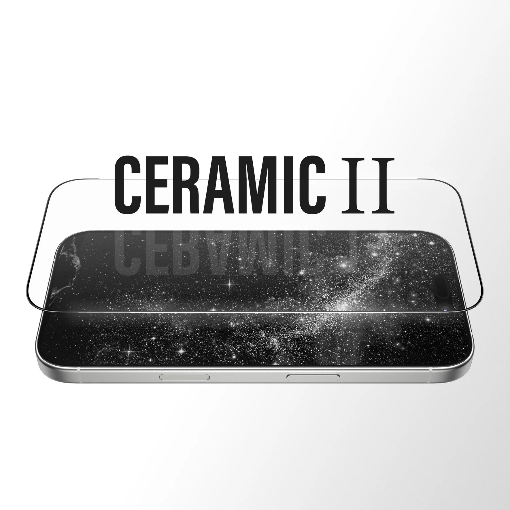 PanzerGlass Ceramic II Skærmbeskyttelse til iPhone 17 / 16 Pro