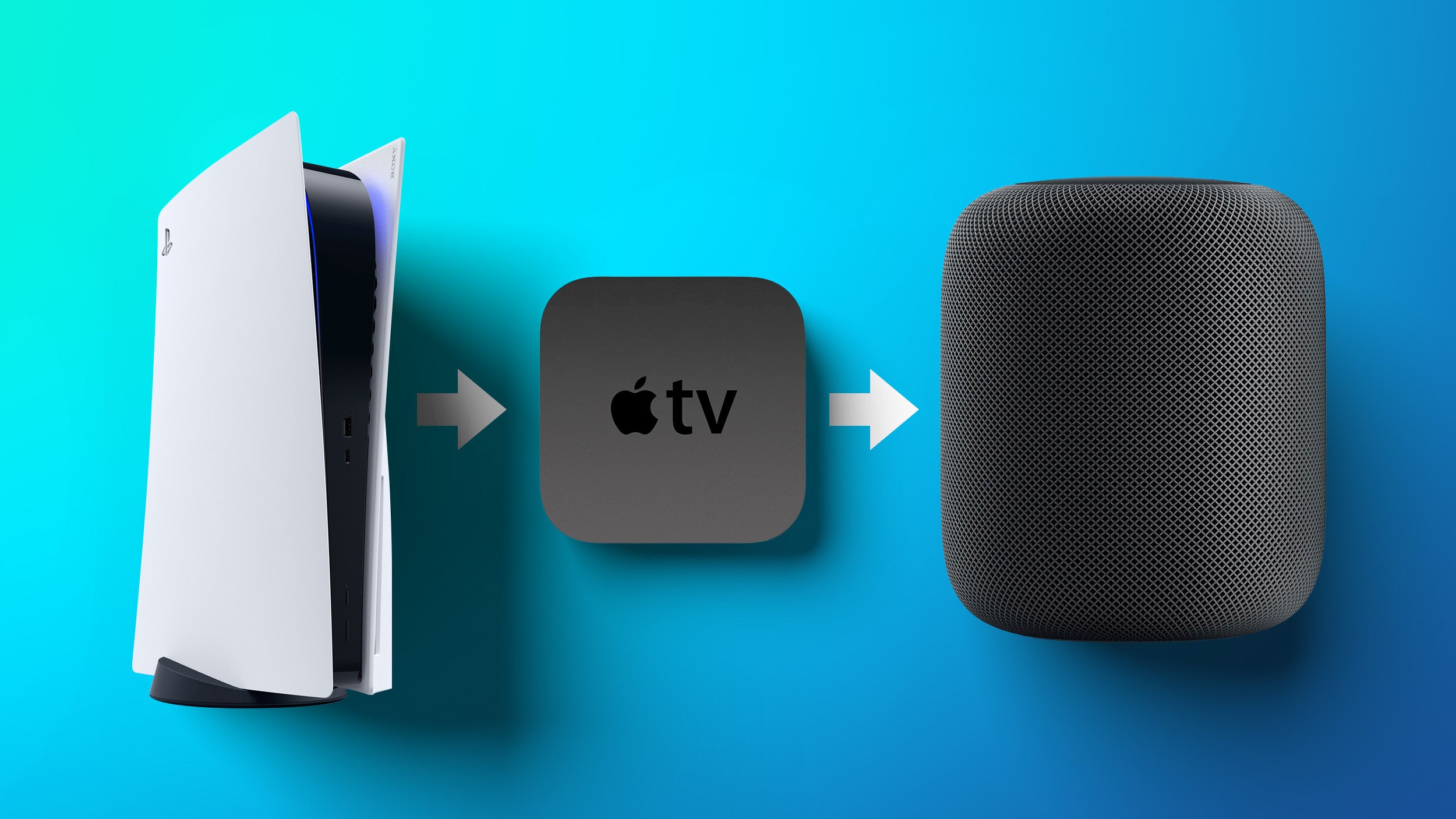 Spil din konsol-lyd gennem HomePod med Apple TV 4K