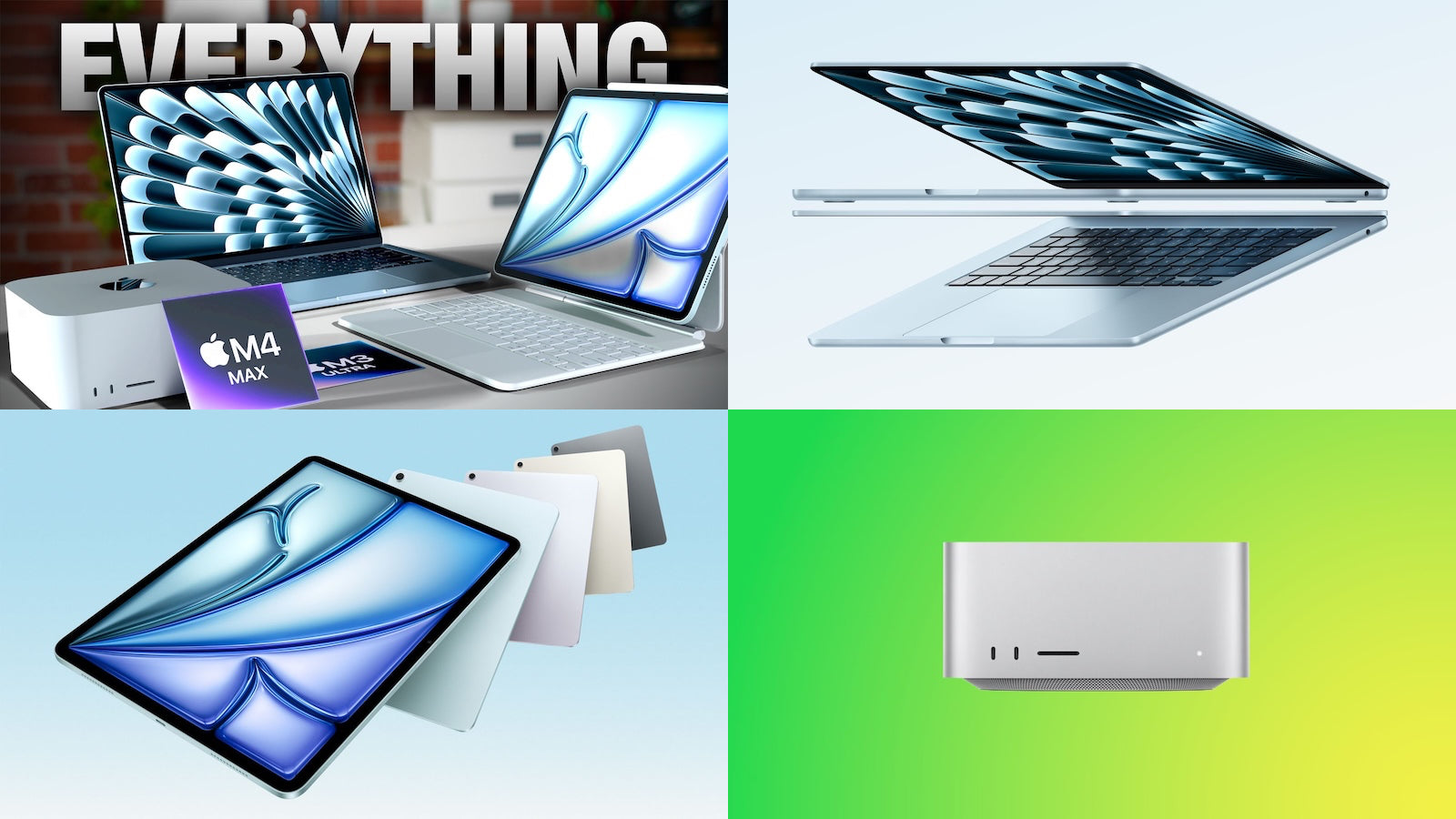 Nyheder: MacBook Air, Mac Studio, iPad Air og opdateringer!