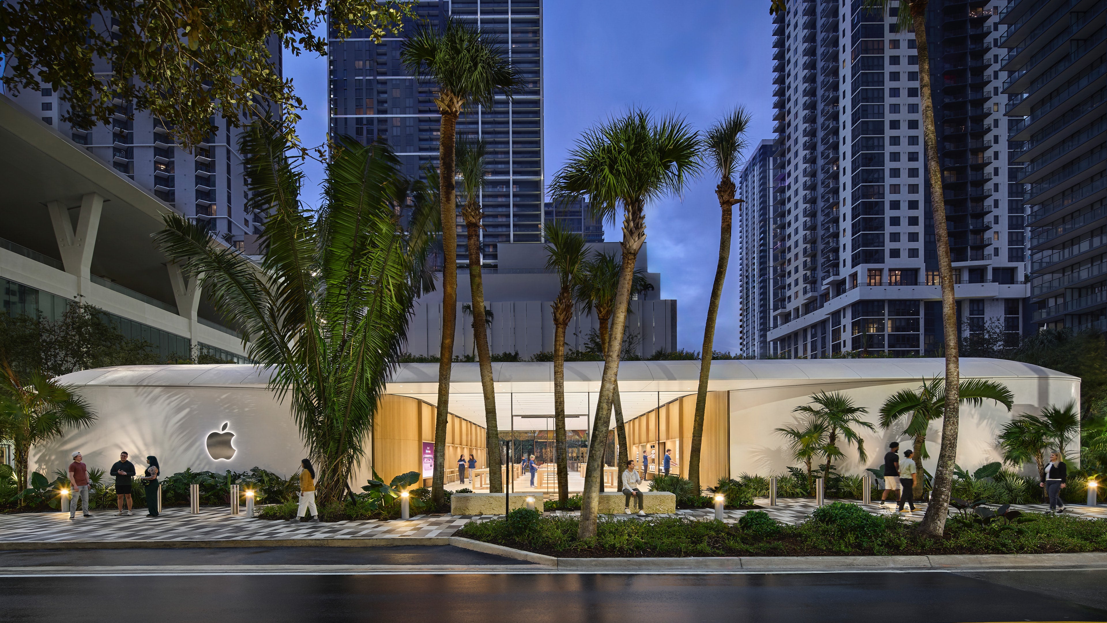 Apple afslører ny butik i Miami med unikt tag-design