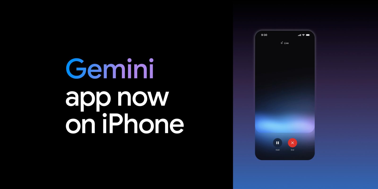 Google lancerer ny Gemini-app på iPhone med Gemini Live