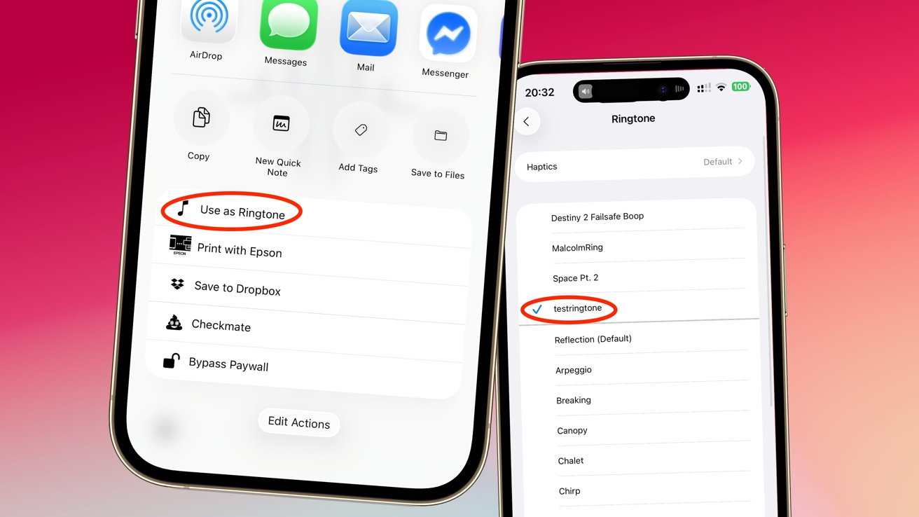 Nem guide til brugerdefinerede ringetoner på iOS 26