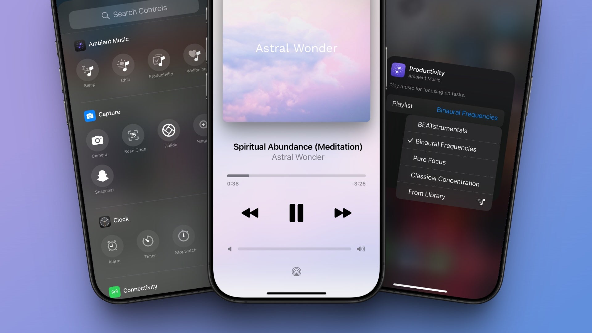 Oplev skjulte ambient musikplaylister i iOS 18.4