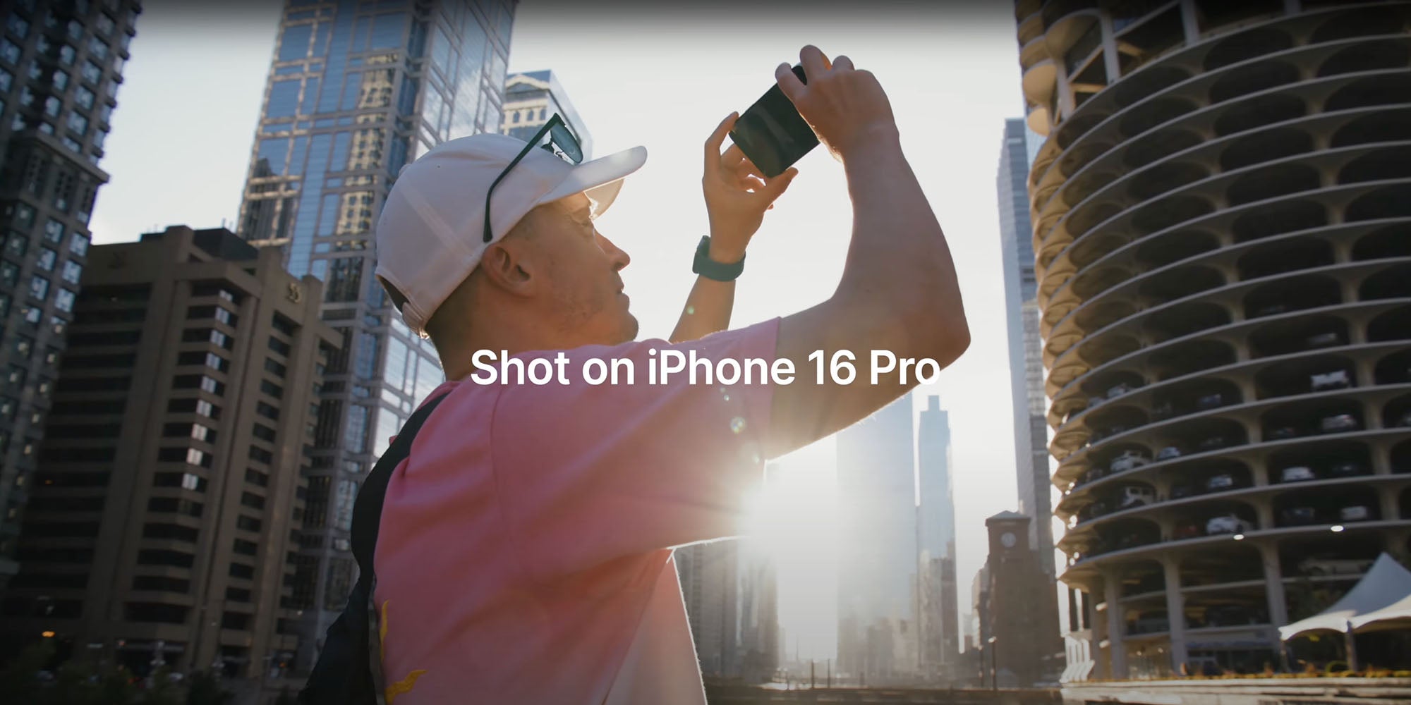 Storslået iPhone 16 Pro filmisk videomateriale, herunder fastgørelse til en drone