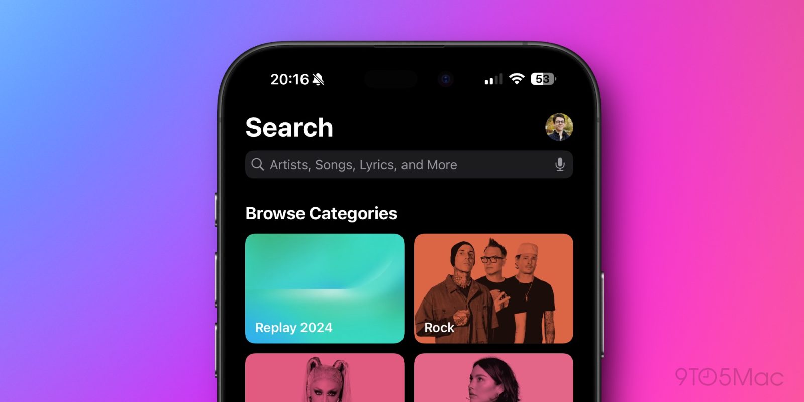 Naturlig sprog søgning i Apple Music og Apple TV app