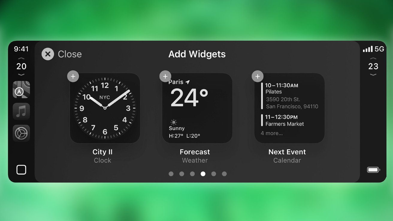 CarPlay 2.0: Tilføj widgets som på din iPhone!