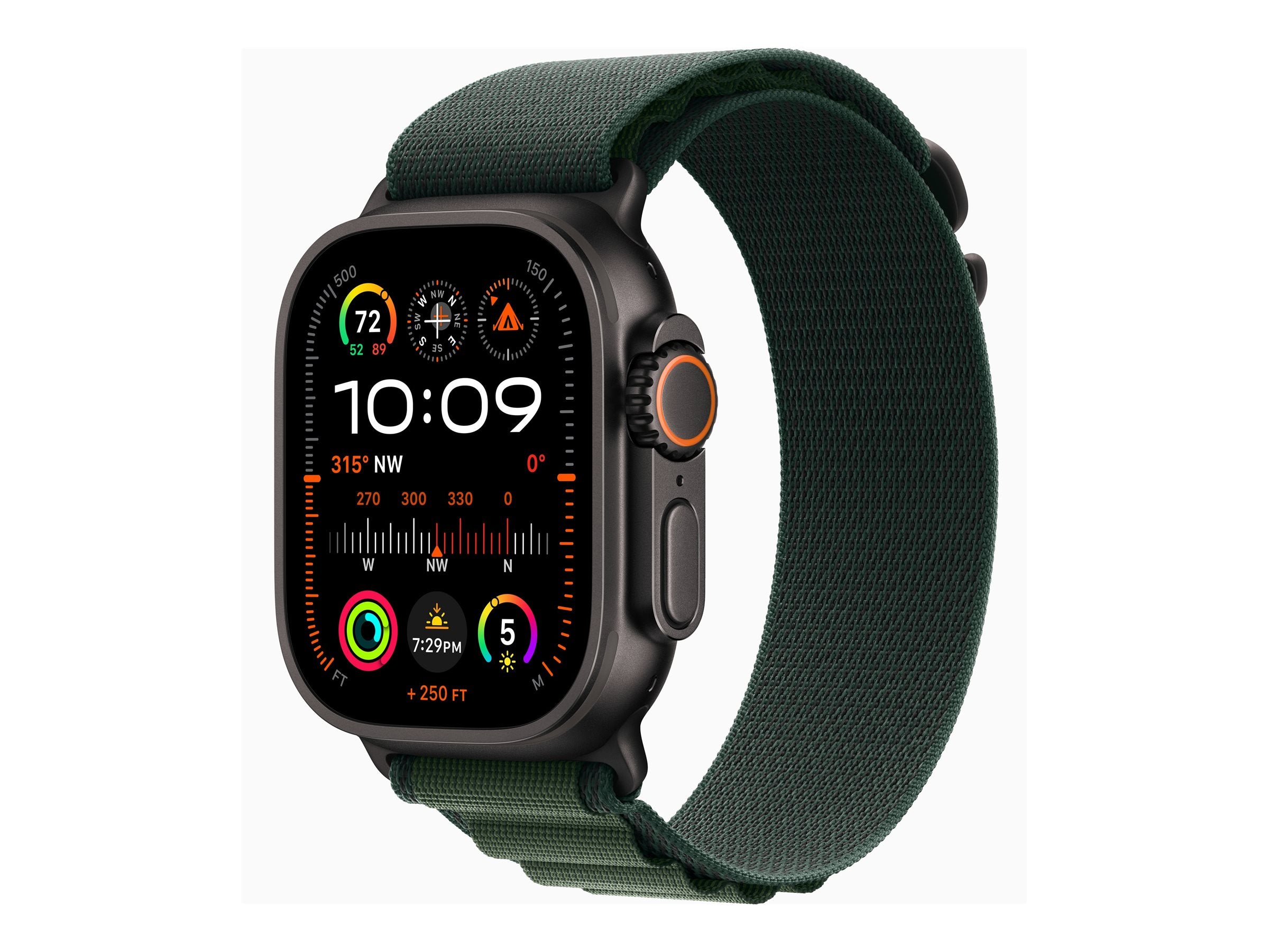 Apple Watch Ultra 2 49 mm Svart Grön Smartklocka - (MX4R3DH/A)