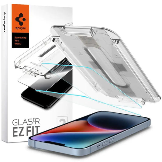 Spigen GLAS.TR "EZ FIT" 2-PACK IPHONE 13 / 13 PRO / 14 Spigen