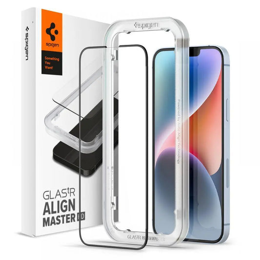 Spigen ALM GLASS FC IPHONE 13 / 13 PRO / 14 BLACK Spigen