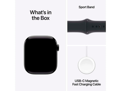 Apple Watch Series 10 (GPS + Cellular) 42 mm Sort Smart ur Apple