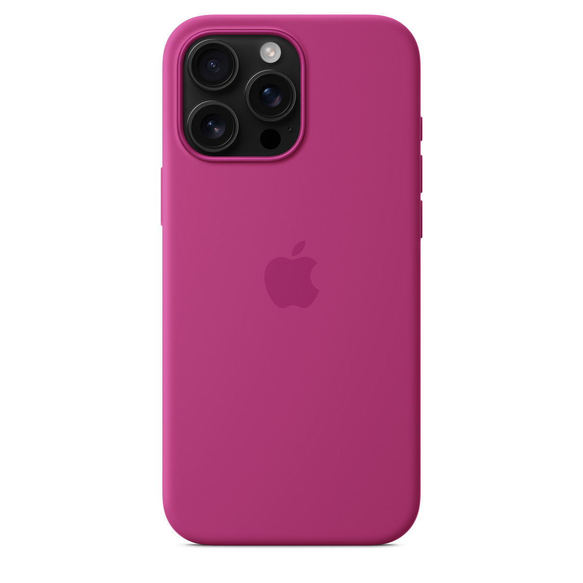 Silikone-etui med MagSafe til iPhone 16 Pro Max – fuchsia Apple