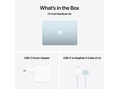 MacBook Air 2025 13" M4 10CPU, 10GPU, 24GB, 512GB - Himmelblå Apple