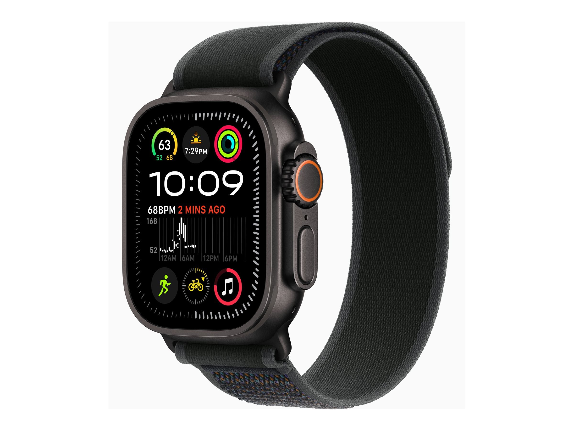 Apple Watch Ultra 2 49 mm Svart Smartklocka - (MX4V3DH/A)