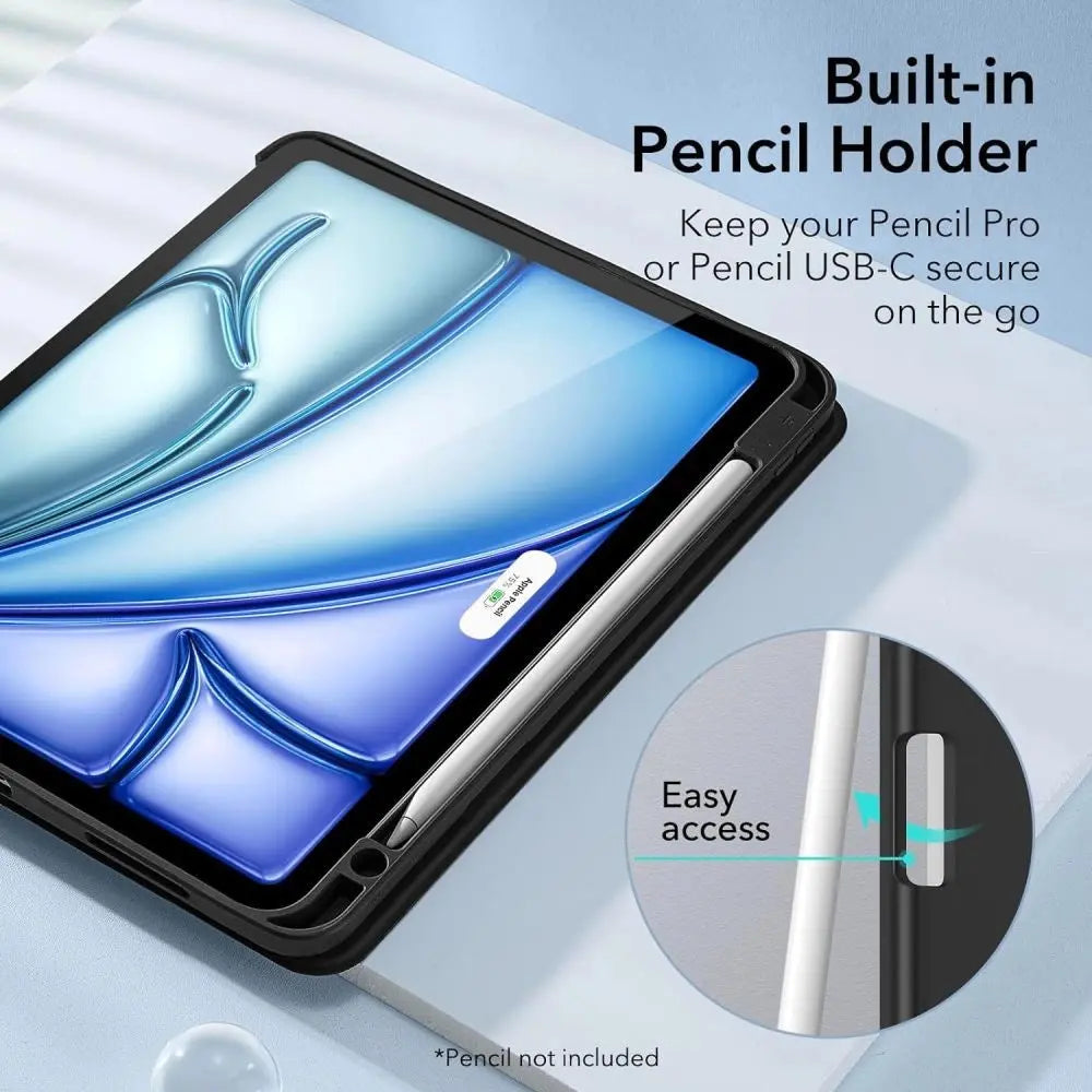 ESR Rebound Pencil Etui til iPad Air 4 2020 / 5 2022 / 11.6’’ 2024 - Sort - We❤️Apple.dk