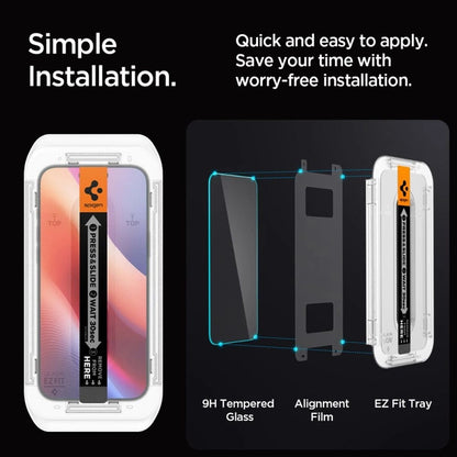 Spigen Glas TR "Ez Fit" til iPhone 16 Pro Max Spigen