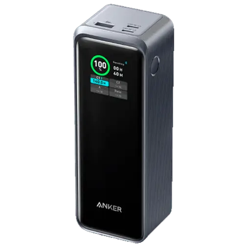 Anker Prime Hurtiglader Powerbank 27.650Mah Sort Anker