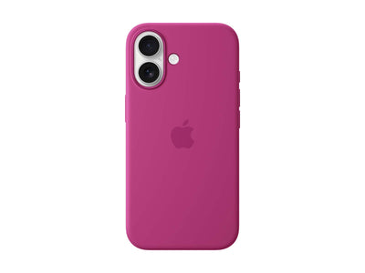 Silikonskal till iPhone 16 – Fuchsia – (MYY53ZM/A)