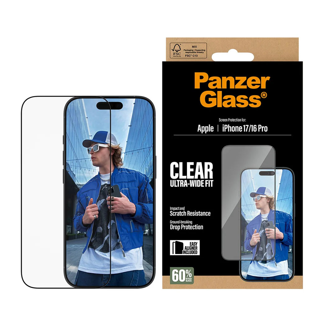 PanzerGlass Skærmbeskyttelse til iPhone 17 (2025 6.3")