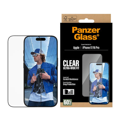 PanzerGlass Skærmbeskyttelse til iPhone 17 (2025 6.3")