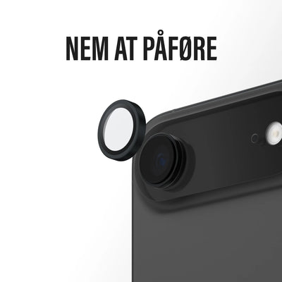 PanzerGlass Hoops Kameralinse-beskytter til iPhone 17 Air – Sort