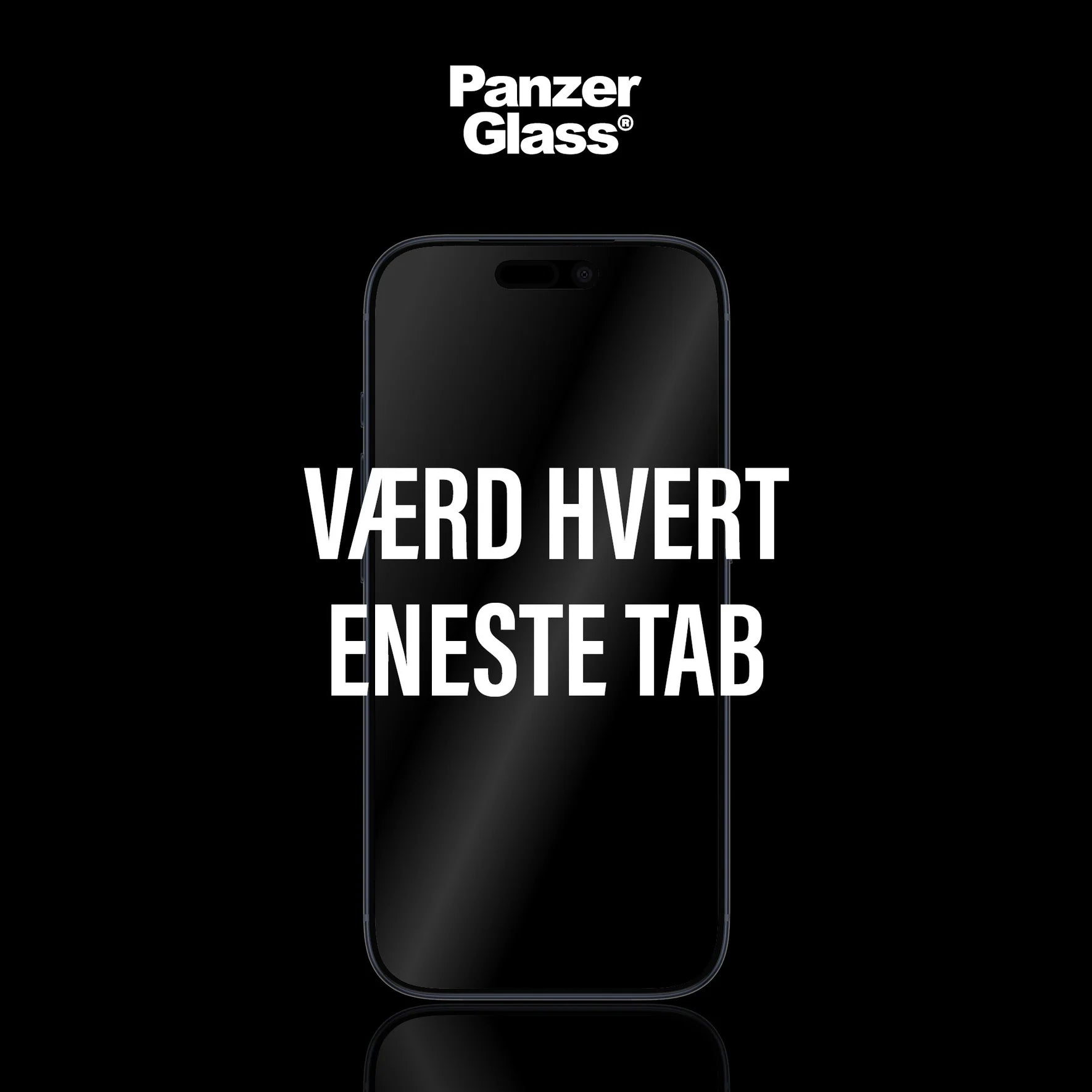 PanzerGlass 2-Way Privacy Skærmbeskyttelse til iPhone 17 / 16 Pro