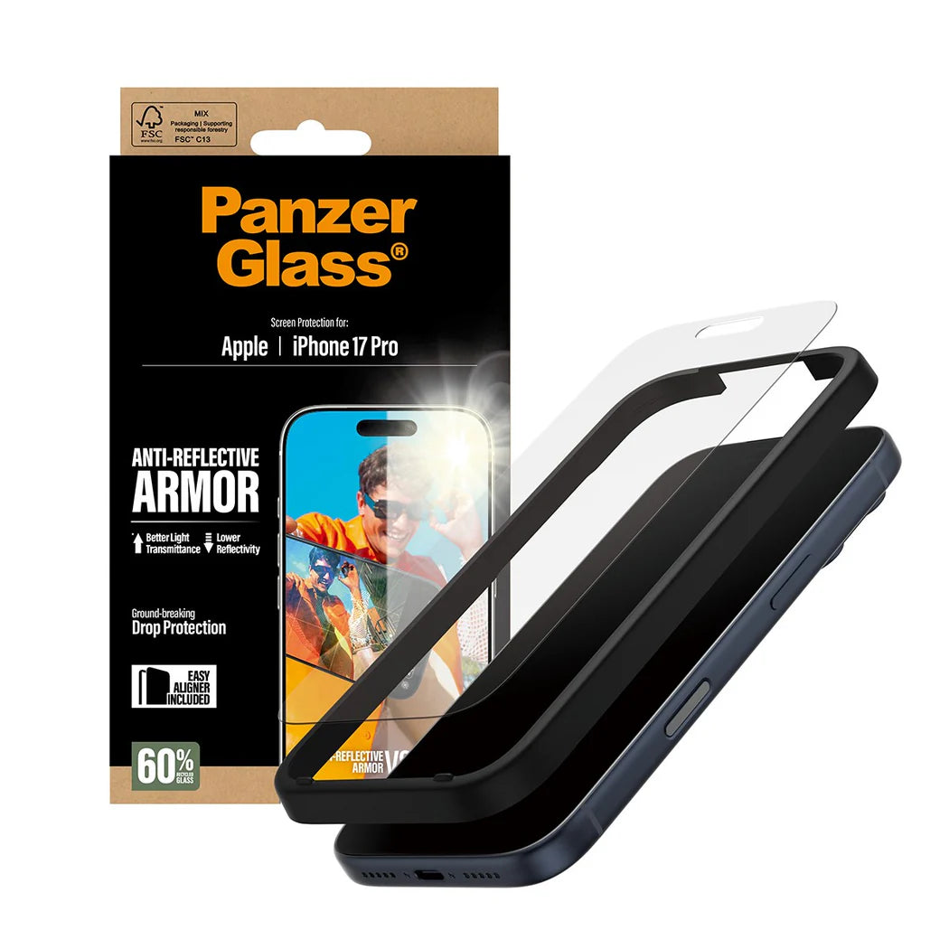 PanzerGlass Anti-Reflective Armor til iPhone 17 Pro